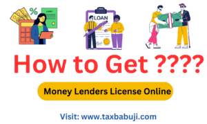 How to get money lenders online license in Gujarat? 