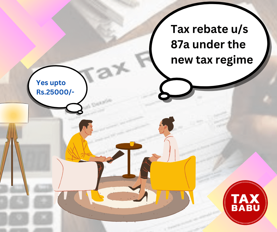 new tax regime rebate u s 87a