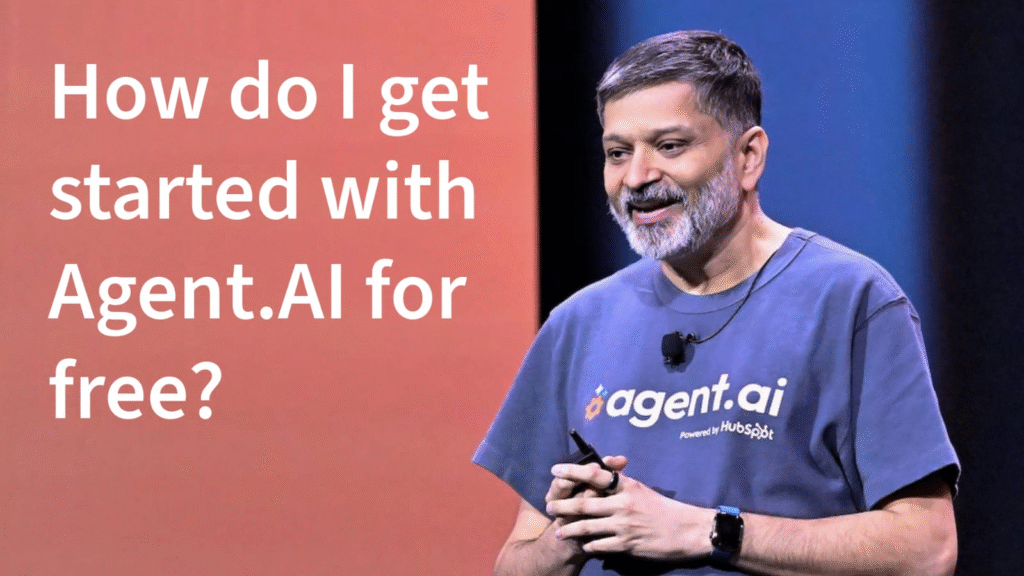 How do Iget started with Agent.AI for Free?