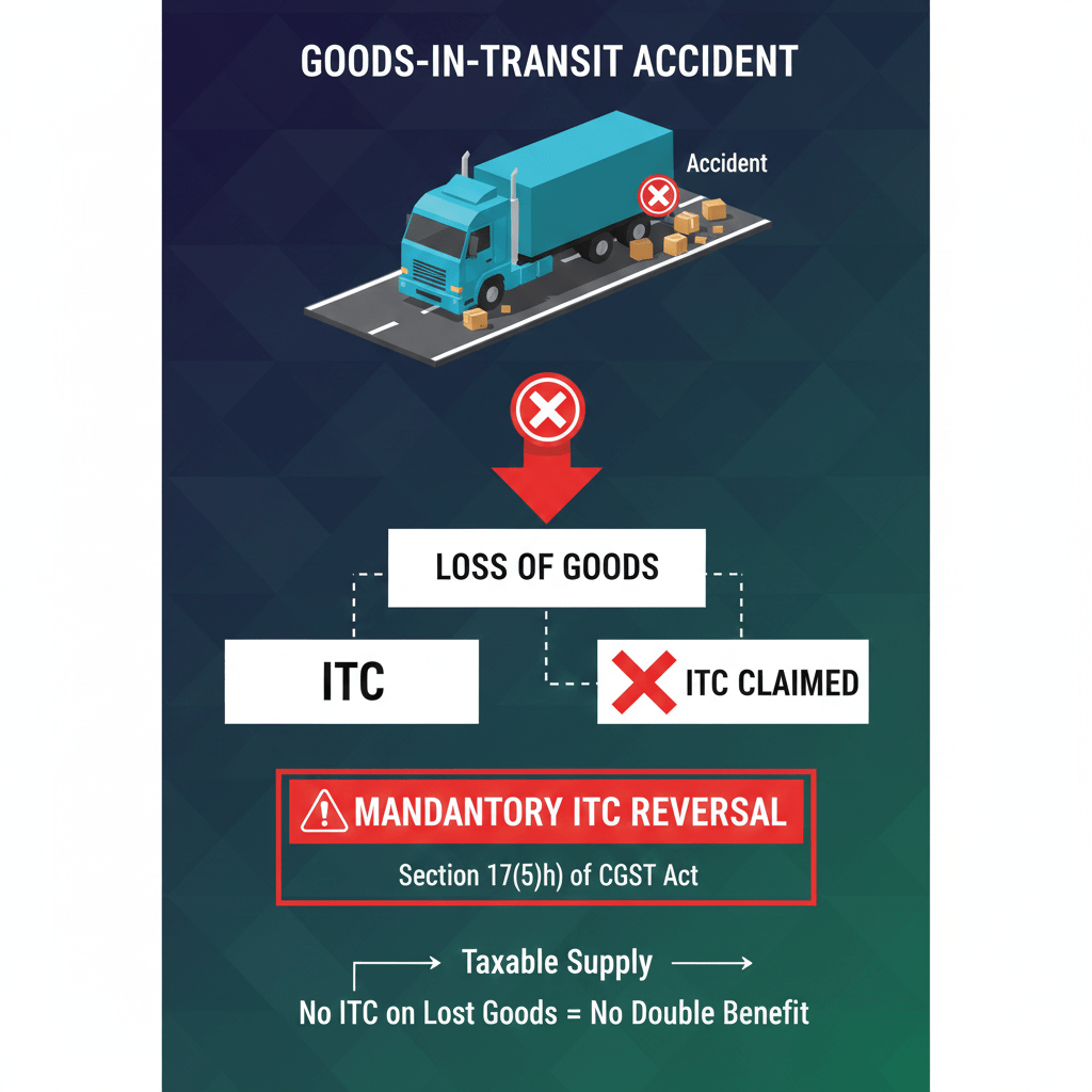Goods-in-Transit Vehicle met an Accident