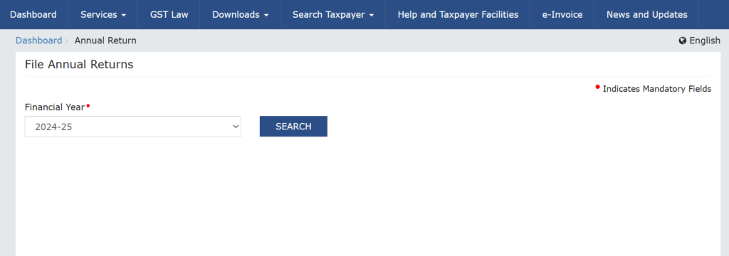 GSTR-9 Annual Return FY 2024-25